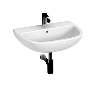 Wastafel 60cm Euroline met kraangat + overloop wit excl. kraan/sifon Laufen