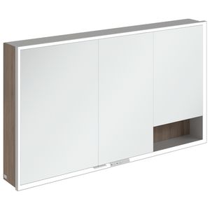 Opbouw Spiegelkast My View+ 1300x750x168mm Arizona Oak