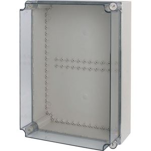 Kast Ci HxBxD=500x375x225mm deksel Ral7035 gladde zijden