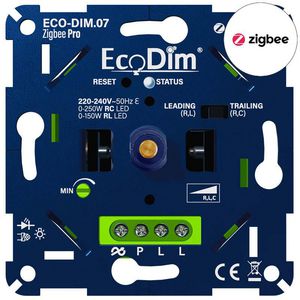 ECO-DIM.07 LED Dimmer Zigbee Basic push/turn 0-250W