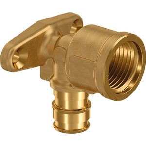 Muurplaat Q&E PL 16x1/2"bn.  l=43mm Smart Aqua