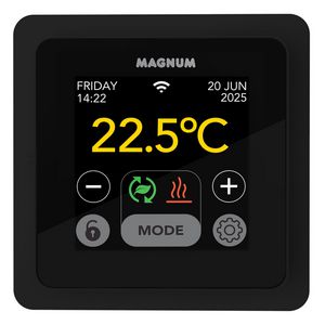Thermostaat Remote Control 2 WiFi zwart incl. vloersensor