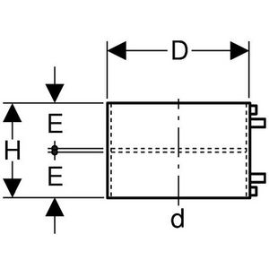 Polyethyleen (PE) thermomof 200mm