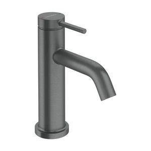 Tecturis S toiletkraan 80 met rechte greep Brushed Black Chrome
