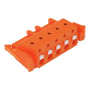 1-draads FE steker Druk oranje 2231-705/037-000 VVE=50