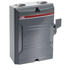 Werkschakelaar 3P 25A (AC-22A 500V) donker grijze behuizing
