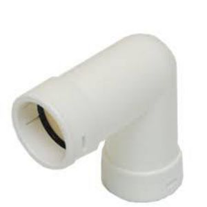 Manchetbocht 90° 20mm wit RDP20-C90 condensafvoer VVE=240