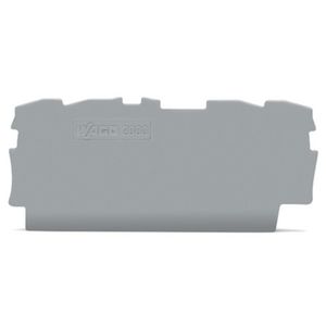 Afsluit- en tussenplaat 0,7 mm dik grijs 2000-1491 VVE=25