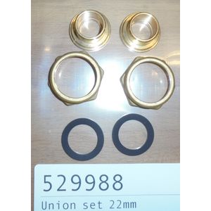 Koppelingsset G 1.1/4" x 3/4" inw. messing