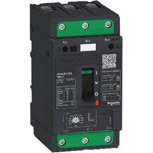 Vermogensschakelaar Magnetisch 115A 3P EverLink TeSys GV4