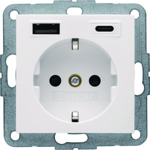 WCD RA, USB A + USB C (PD), S.1 wit glz.