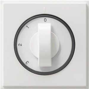 Afdekking draaiknop 3-standen Gira TX_44 (SW IB) zuiver wit