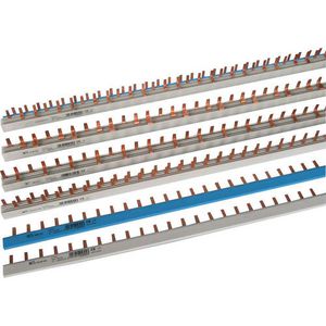 Kamrail Z-SV, Pen, 16mm², 63A, 1P, voor PLN, blauw, haaks, L=1000mm