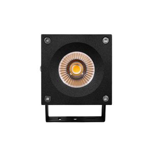 Tuinspot 123x79x79mm 40° 10W zwart 3000K dimbaar