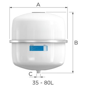 Expansievat Airfix A DW 35/4,0 8bar VVE=12