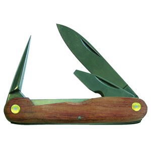 Kabelmes houten handvat 3-delig
