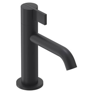 Fonteinkraan PACT staand S-size sprong 115mm mat zwart