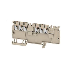 Doorvoerklem PUSH IN oranje 1.5mm² 16A 250V Nu VVE=50