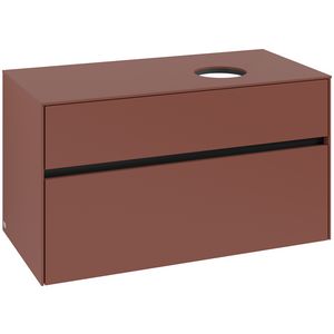 Wastafelonderkast Collaro 1000x548x500mm Wine Red C040B0AH
