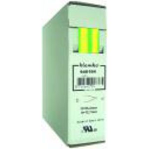 Doos a 5m. krimpkous 2:1 25,4>12,7mm geel/groen