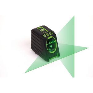 Groene kruislaser met groene laser tot 45mtr.