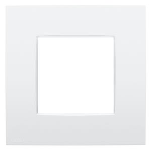 Enkelvoudige afdekplaat Niko Intense lunar white coated