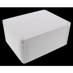 Kabeldoos 200x160x94, 3-p. klemsteen, grijs inv. 2x bodem (COMBI1610/3PLLG)