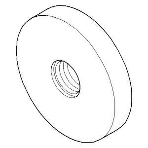 Rozet M16x1,5 55x9,5mm Champagne (22kt Goud)