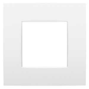 Enkelvoudige afdekplaat Niko Intense lunar white coated