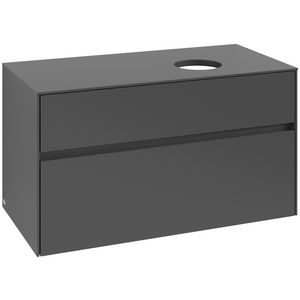 Wastafelonderkast Collaro 1000x548x500mm Graphite C04000VR