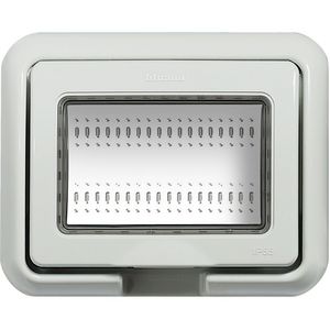 Idrobox deksel grijs 3 modulen 55