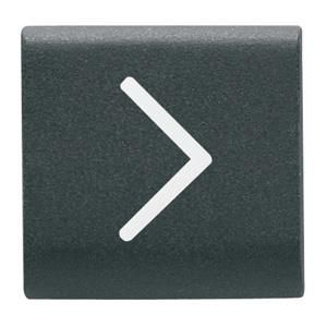 UITWISSELBARE DRUKKNOP-22 X 22 mm-HORIZONTAAL PIJLTJE- VVE=4