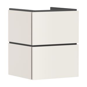 Badmeubel Xilesa E 480/470+2 lades fontein Sand Matt Beige