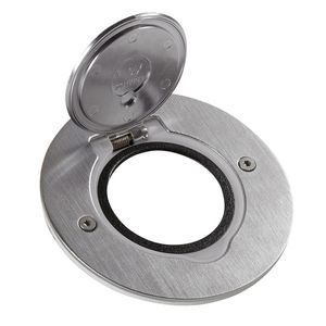Houder vloercontactdoos rond RVS IP44 IK08