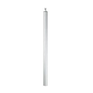 Mediazuil vloer/plafond 3000x130x130 Aluminium eloxiert