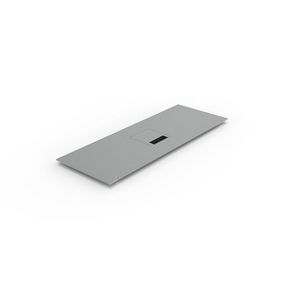 Deksel open vloergoot V200 inclusief kabeldoorvoer 100x100mm