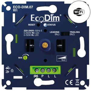 LED dimmer 250W RC/ 150W RL WiFi druk/draai