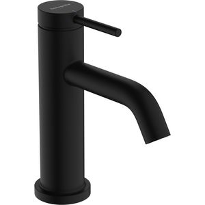 TECTURIS S fonteinkraan 80 rechte greep sprong 134mm mat zwart aansl. 3/8"-slang