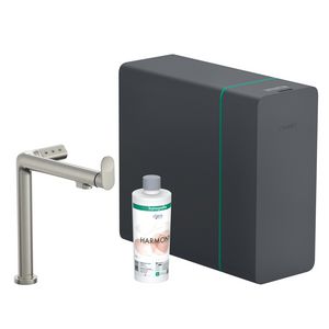 Aqittura M91 keukenkraan SodaSystem 240 1 straalsoort RVS look 76837800