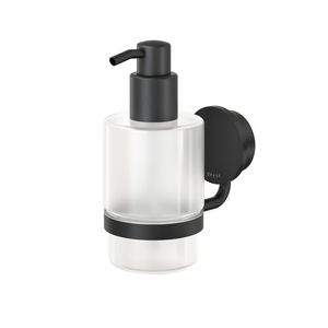 Zeepdispenser 200ml. met wandhouder Black OPAL