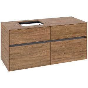 Wastafelonderkast Collaro 1200x548x500mm Oak.Kans C12900RH
