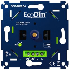 LED dimmer 0-150W RC 04 muur fase afsnijding