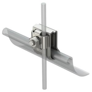 Gootklem met veer 2x8/2x6mm rvs A2 1.4301 VVE=10