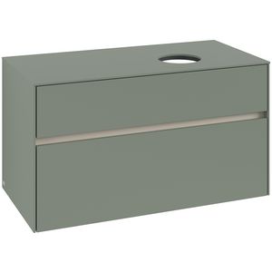 Wastafelonderkast Collaro 1000x548x500mm Soft Green C04000AF