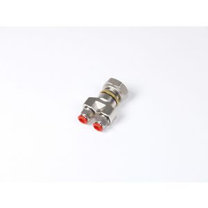 Aansluitkoppeling SLIM FIT PUSH 2x 10mm buis