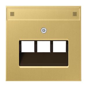 Afdekking UAE 3v.tekstv. LS messing klas VVE=10