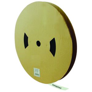 Haspel a 100m. krimpkous 2:1 D=12.7mm transparant