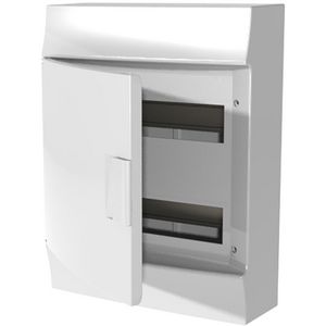 Installatiekast IP 41 2x12-modules incl deur wit VVE=2