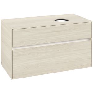 Wastafelonderkast Collaro 1000x548x500mm White Oak C04000AA