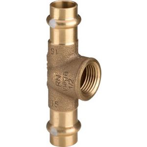T-koppeling verlopend Profipress S (Solar) 15x1/2"bn.x15mm brons 4517.2 VVE=5